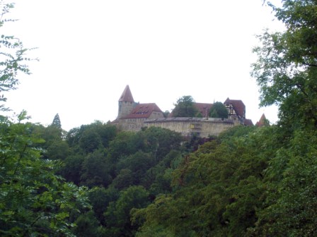 Coburg Fortress from parking lot